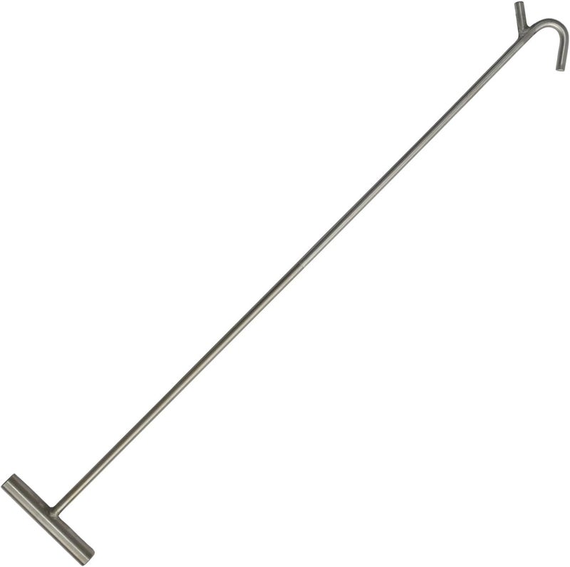 wewlink 5th Wheel Pin Puller,Portable Stainless Steel Type S-Hook 32 inch,1pack - Image 1